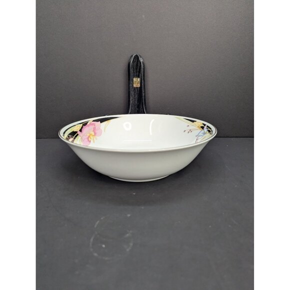 Seizan Fine China Japan Iris 7950 Large Vegetable Serving Bowl 2 5/8" x 9" - Picture 1 of 6